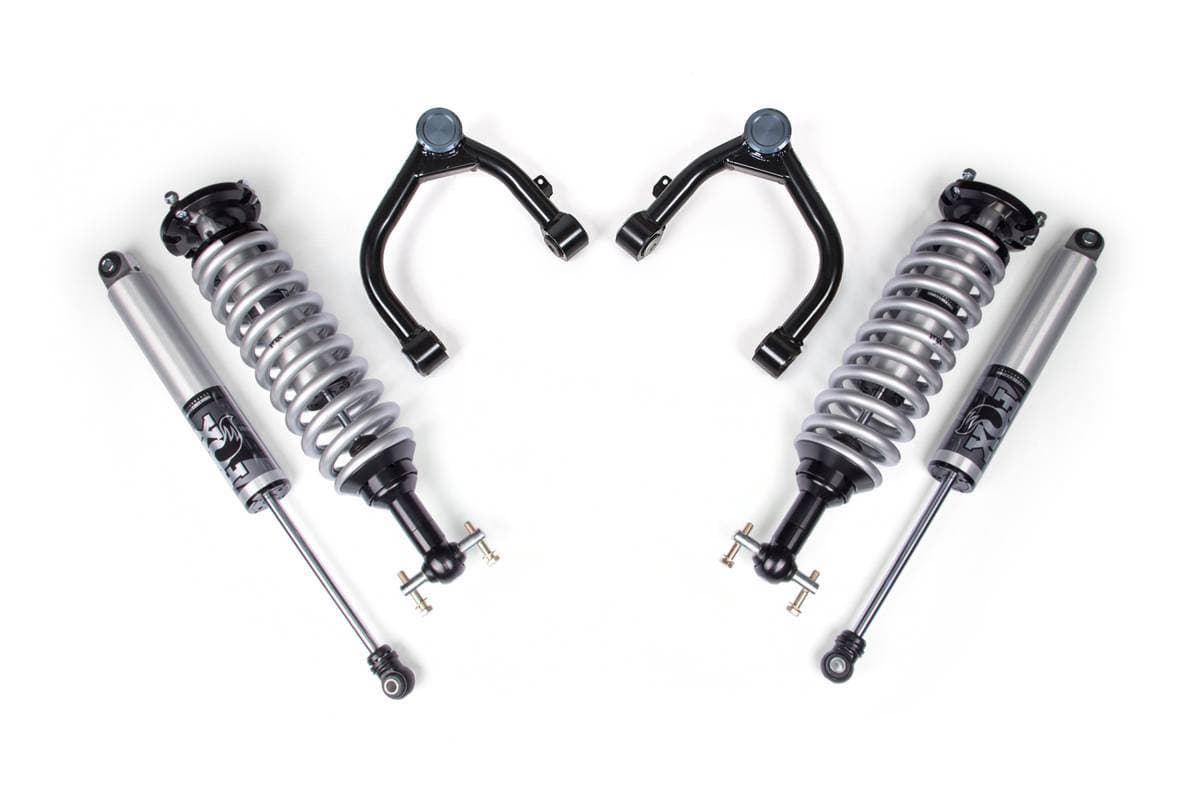 2 Inch Leveling Kit | FOX 2.0 Snap Ring Coilover | Chevy Silverado & GMC Sierra 1500 (2019-2026) 4WD | BDS Suspension