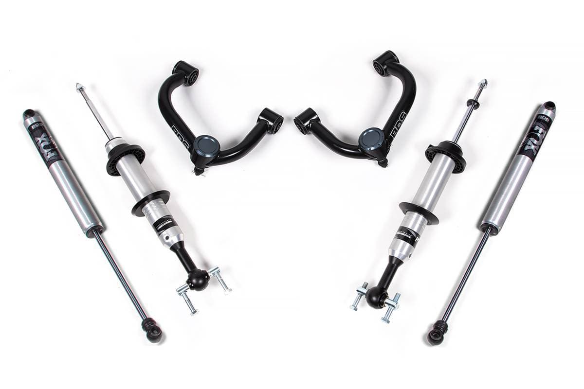 2 Inch Leveling Kit | FOX 2.0 Snap Ring Strut & HD UCAs | 2021-2026 Ford F150 4WD | With UCA Headlight Sensor | BDS Suspension