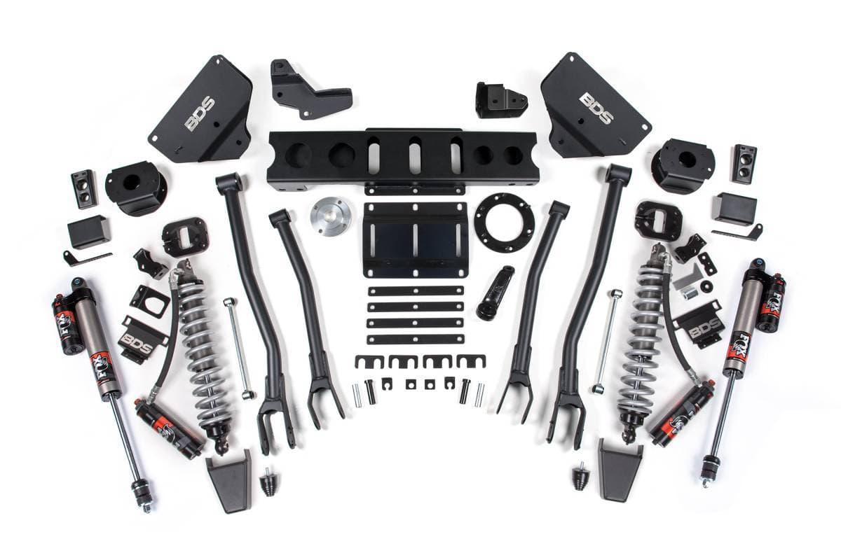 6 Inch 4-Link Lift Kit w/ FOX 2.5 Coil-Over Conversion Performance Elite | Ram 2500 2014-2018 4WD Diesel | FOX 2.0 Hydro Bump Stop | BDS Suspension