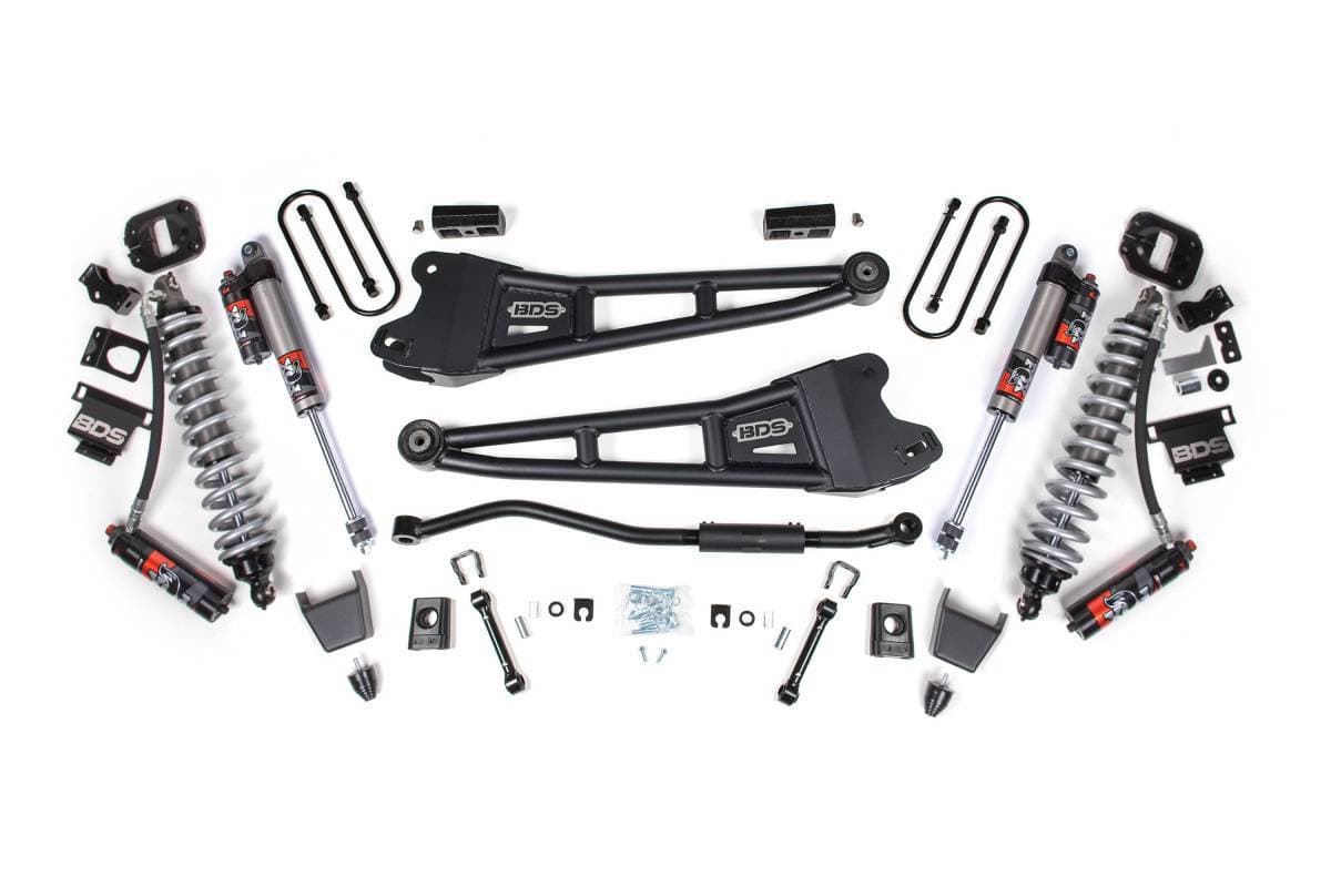 3 Inch Lift Kit w/ Radius Arm | FOX 2.5 Coil-Over Conversion Performance Elite | Ram 3500 (2013-2018) 4WD Diesel | FOX 2.0 Hydro Bump Stop | BDS Suspension