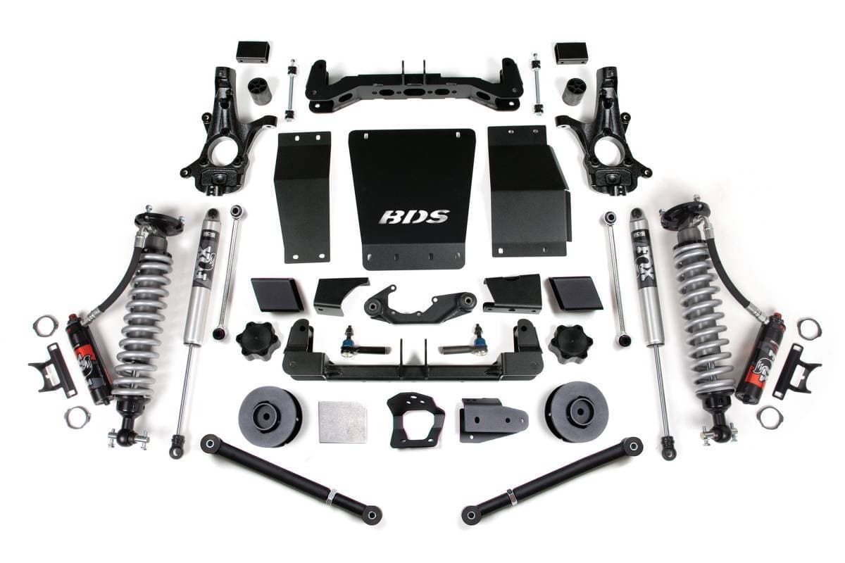 4 Inch Lift Kit | FOX 2.5 Performance Elite Coil-Over | Chevy/GMC Suburban, Tahoe, Yukon/XL 1500 (2015-2019) 4WD | Cast Steel Control Arms | BDS Suspension
