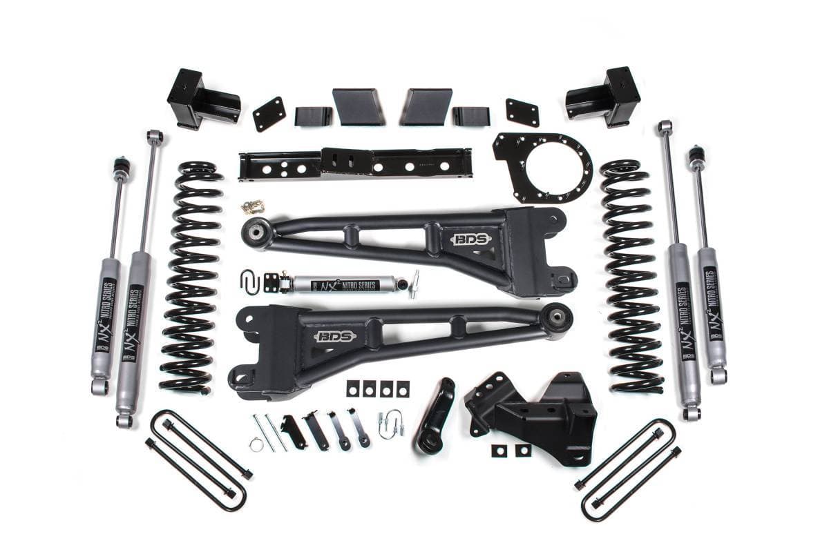 7 Inch Radius Arm Lift Kit | Ford F250/F350 Super Duty (2023-2026) Diesel 4WD | Leaf Springs | FOX 2.5 Performance Elite | BDS Suspension