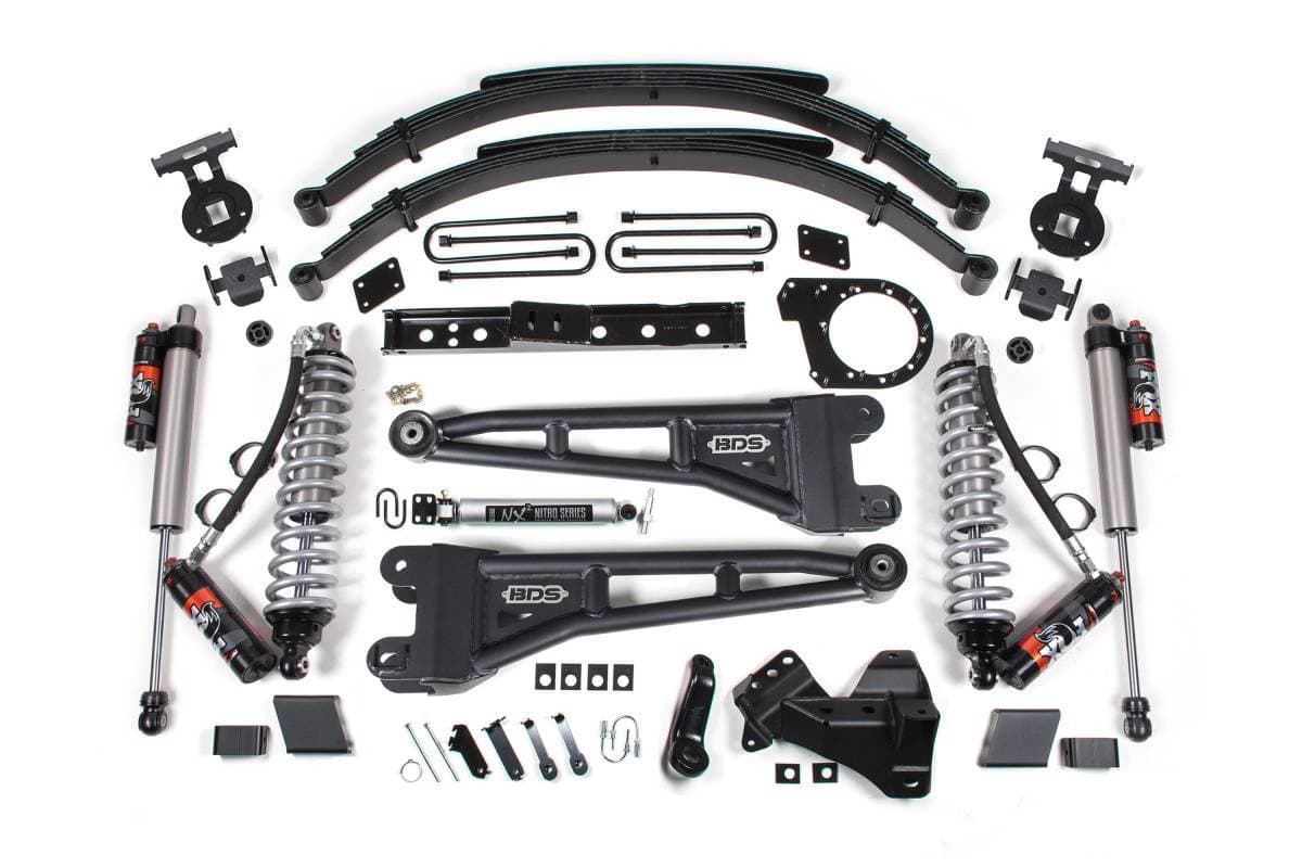 7 Inch Radius Arm Lift Kit | Leaf Springs | FOX 2.5 Performance Elite | Ford F250/F350 Super Duty (2023-2026) 4WD Diesel | BDS Suspension