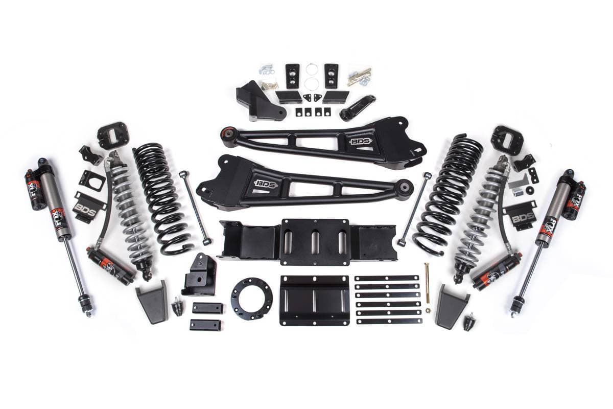 6 Inch Lift Kit w/ Radius Arm | FOX 2.5 Coil-Over Conversion Performance Elite | Ram 2500 (2019-2024) 4WD Diesel | Rubber Bump Stop | BDS Suspension