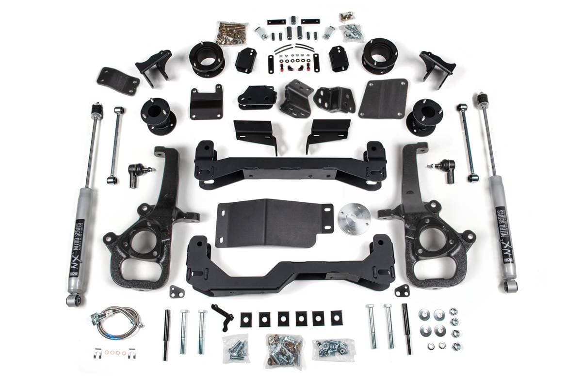 4 Inch Lift Kit | Ram 1500 w/ Air Ride (2025-2026) 4WD | NX2 Nitro Series | Large Bore Knuckle | BDS Suspension