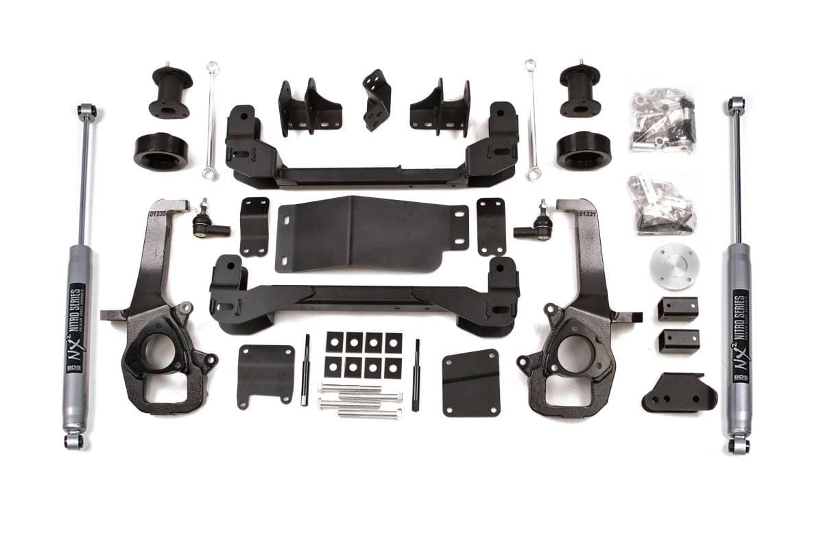 4 Inch Lift Kit | Ram 1500 (2013-2018) 4WD | 2 Inch Rear Coil Spacer | FOX 2.0 Performance Series Shocks | BDS Suspension
