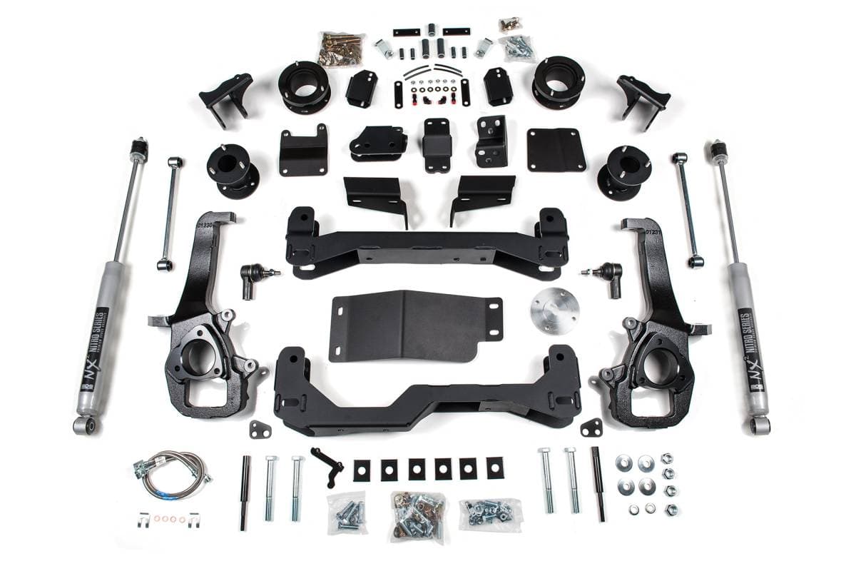 4 Inch Lift Kit | Ram 1500 w/ Air Ride (2019-2024) 4WD | NX2 Nitro Series | Large Bore Knuckle | BDS Suspension