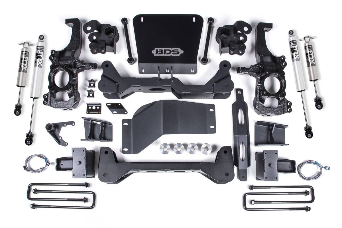 6.5 Inch Lift Kit | FOX 2.5 HTO Performance Series | Chevy Silverado / GMC Sierra 2500HD/3500HD (2020-2026) 4WD | Without Factory Overload | BDS Suspension