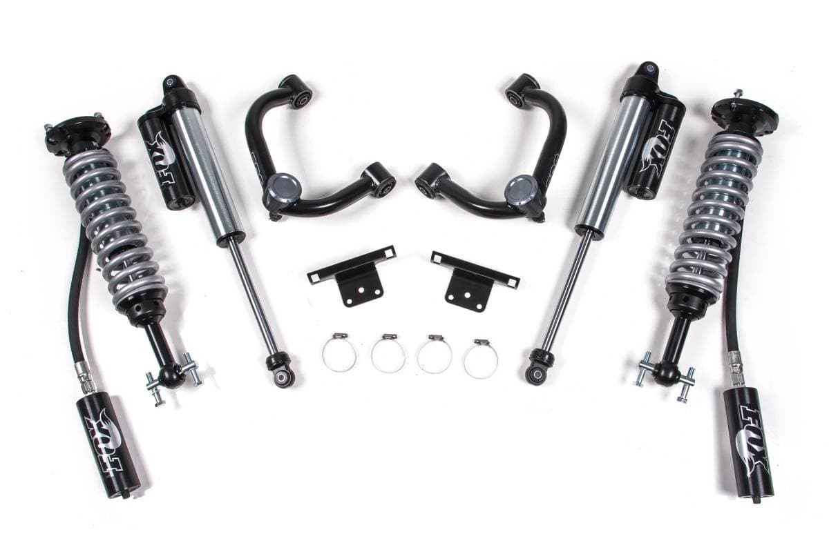 2 Inch Leveling Kit | FOX 2.5 Coil-Overs & FOX 2.0 Rear Shocks | Ford F150 (2009-2013) 4WD | BDS Suspension