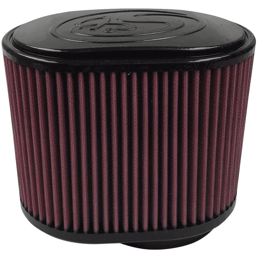 S&B Air Filter For 75-5007,75-3031-1,75-3023-1,75-3030-1,75-3013-2,75-3034 Cotton Cleanable Red