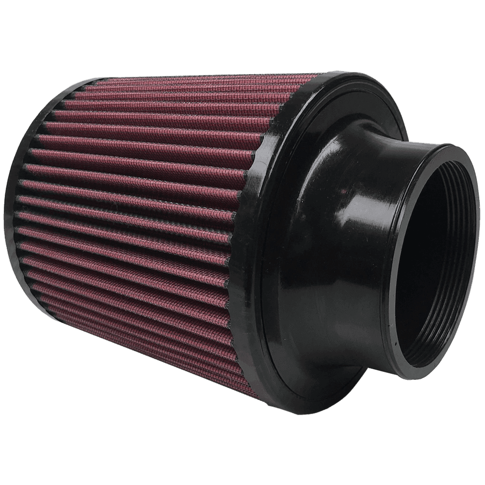 S&B Air Filter For Intake Kits 75-2557 Oiled Cotton Cleanable 7 Inch Red