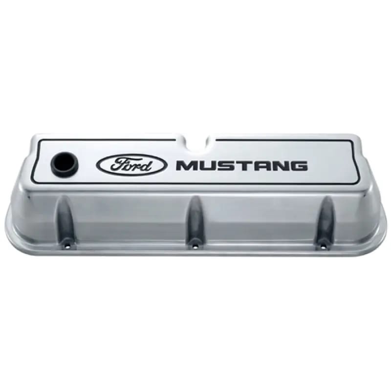 Ford Racing Ford 289/302/351W Die-Cast Valve Covers - Polished w/Black Logo thumbnail 13