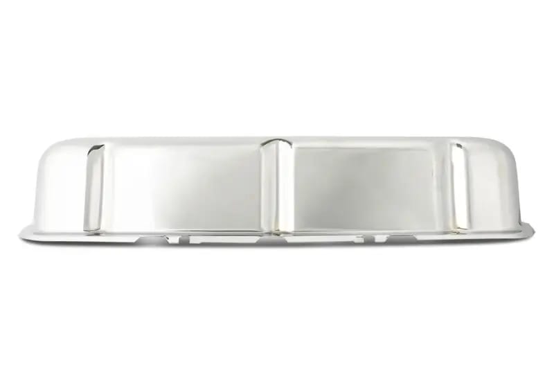 Ford Racing Embosses Logo Stamped Steel Valve Cover Chrome thumbnail 5