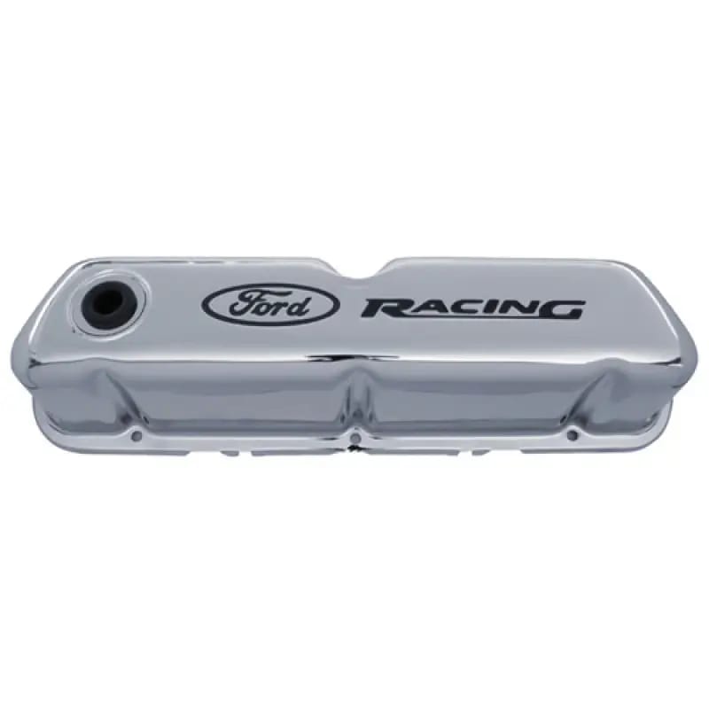 Ford Racing Logo Stamped Steel Valve Covers - Chrome thumbnail 13