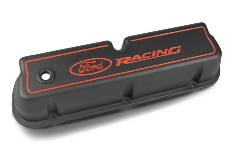 Ford Racing Logo Die-Cast Black Valve Covers thumbnail 3