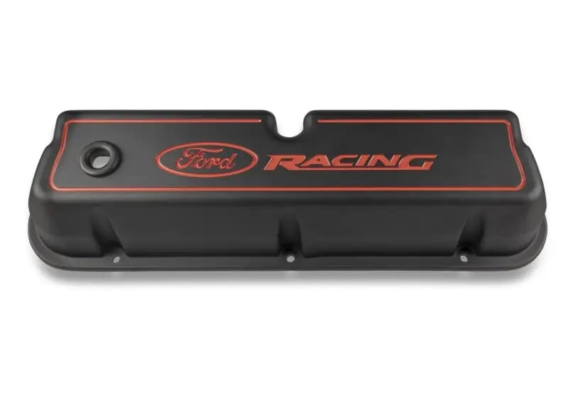 Ford Racing Logo Die-Cast Black Valve Covers thumbnail 4