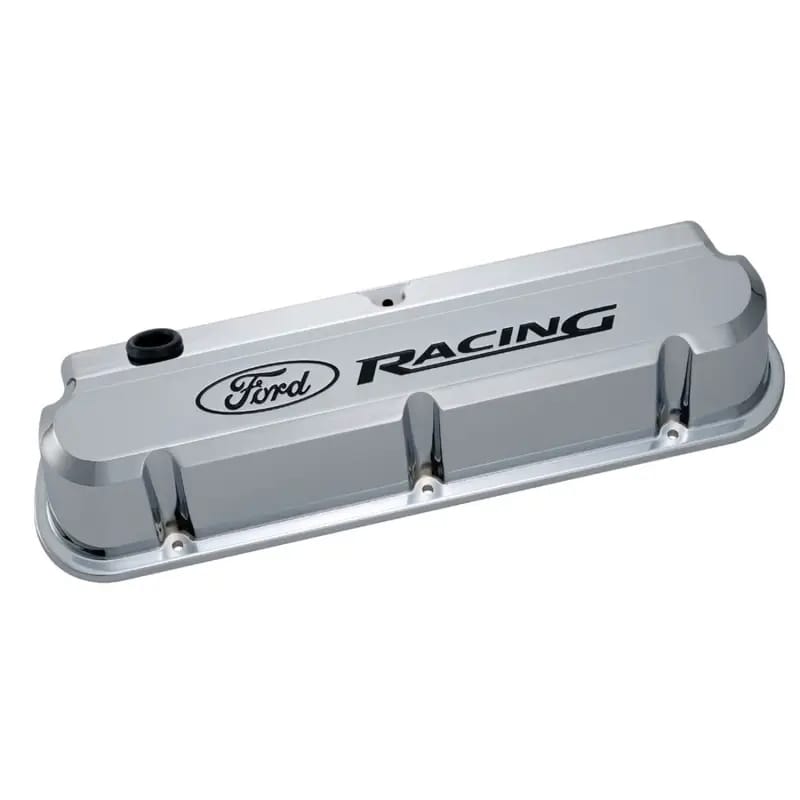 Ford Racing 289-351 Slant Edge Chrome Valve Cover thumbnail 2