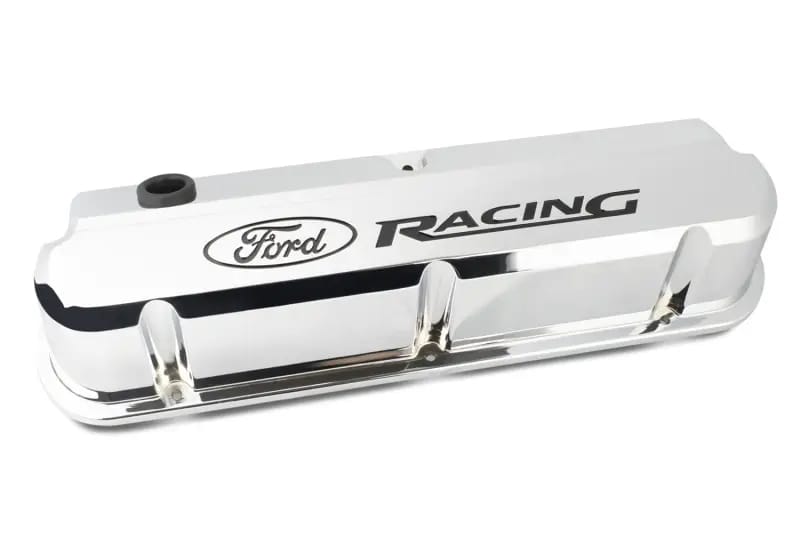 Ford Racing 289-351 Slant Edge Chrome Valve Cover thumbnail 3