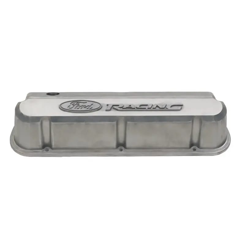 Ford Racing Slant Edge Valve Covers w/Ford Racing Logo - Bare thumbnail 2