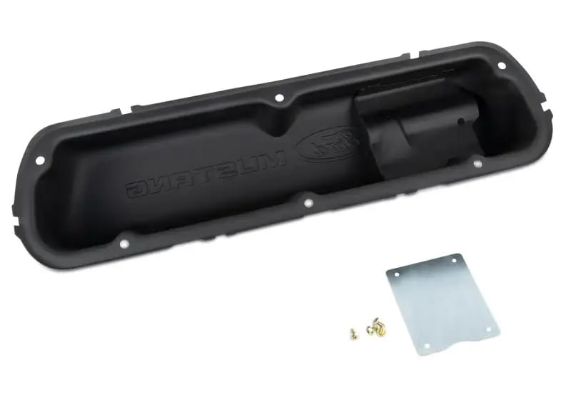 Ford Mustang Logo Black Crinkle Valve Cover thumbnail 10