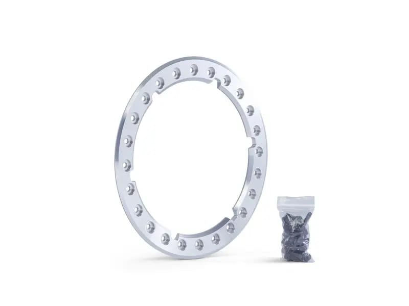 Ford Racing 2021 Bronco 17x8.0 Beadlock Carbonized Gray Badlands Wheel Kit thumbnail 5