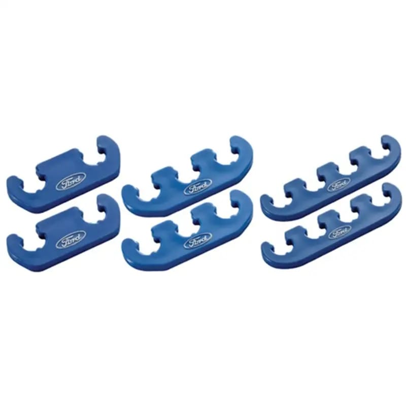Ford Racing Wire Dividers 4 to 3 to 2 - Blue w/ White Ford Logo thumbnail 2