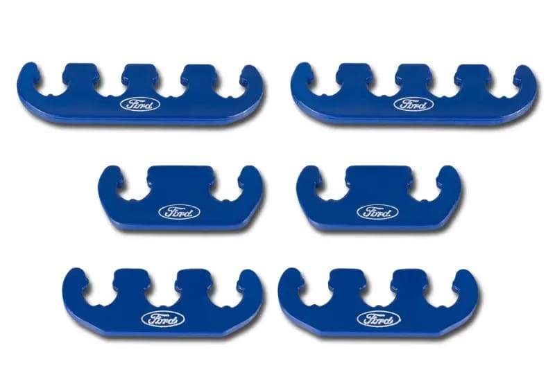 Ford Racing Wire Dividers 4 to 3 to 2 - Blue w/ White Ford Logo thumbnail 3