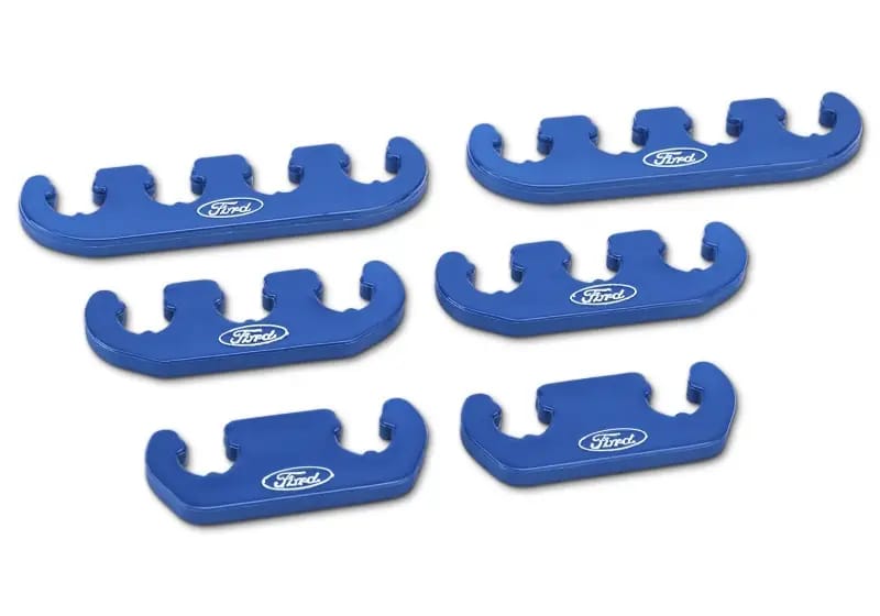 Ford Racing Wire Dividers 4 to 3 to 2 - Blue w/ White Ford Logo thumbnail 5