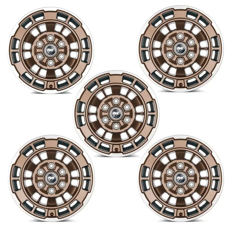 Ford Racing 21-23 Bronco 17x8.5 Wheel Kit - Sinister Bronze