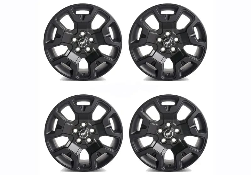 Ford Racing 2021+ Bronco Sport 17in Low Gloss Black Wheel Kit thumbnail 2