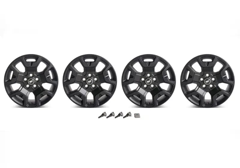 Ford Racing 2021+ Bronco Sport 17in Low Gloss Black Wheel Kit thumbnail 3
