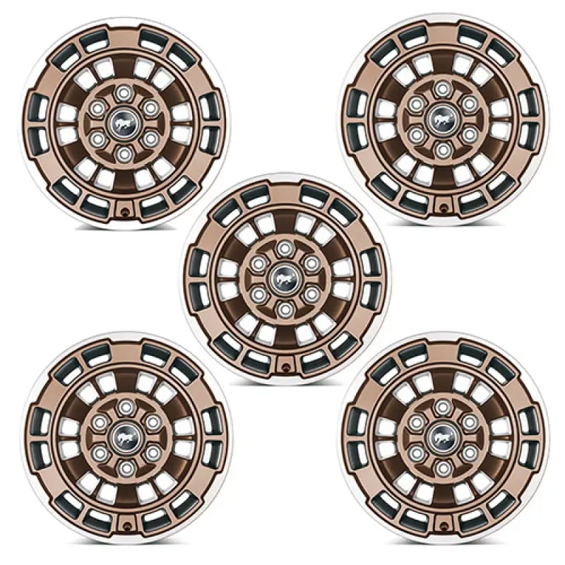 Ford Racing 21-23 Bronco 17x8.5 Wheel Kit - Sinister Bronze thumbnail 17