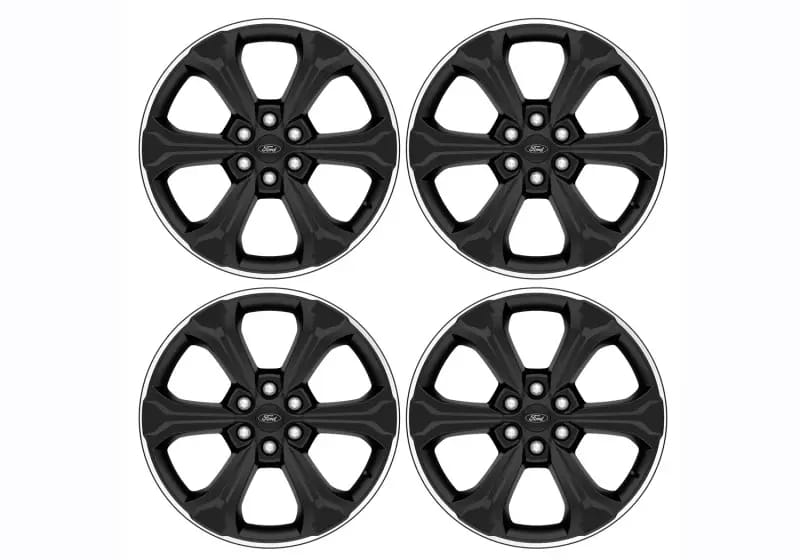 Ford Racing 15-23 F-150 22in Wheel Kit - Black w/Machined Face thumbnail 2