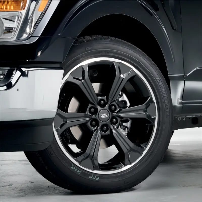 Ford Racing 15-23 F-150 22in Wheel Kit - Black w/Machined Face thumbnail 3