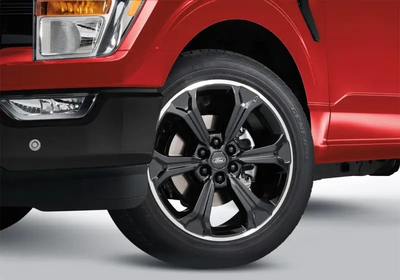 Ford Racing 15-23 F-150 22in Wheel Kit - Black w/Machined Face thumbnail 9