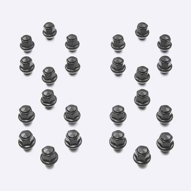 Ford Racing M14 x 1.5 Black Lug Nut - Set of 24 thumbnail 2