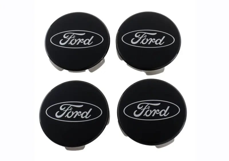 Ford Racing Ford Truck/SUV Black And Chrome Wheel Center Cap Kit thumbnail 2