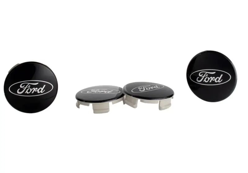 Ford Racing Ford Truck/SUV Black And Chrome Wheel Center Cap Kit thumbnail 5