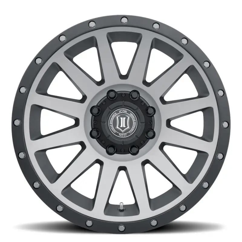 ICON Compression 20x10 8x180 -19mm Offset 4.75in BS 124.2mm Bore Titanium Wheel thumbnail 2