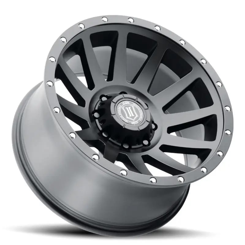 ICON Compression 20x10 8x170 -19mm Offset 4.75in BS 125mm Bore Satin Black Wheel thumbnail 3