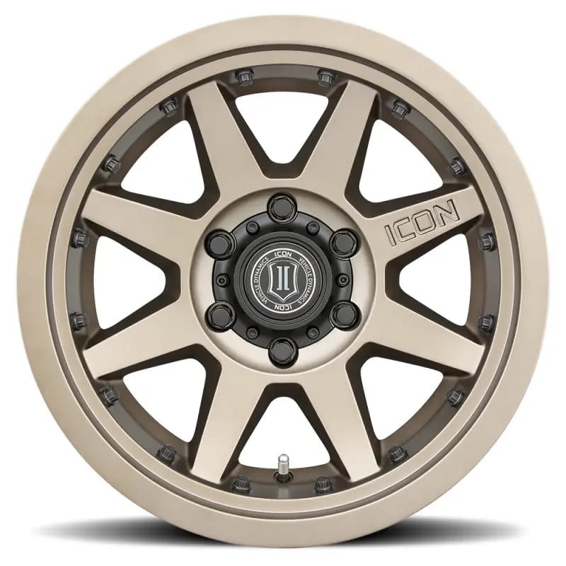 ICON Rebound Pro 17x8.5 6x135 6mm Offset 5in BS 87.1mm Bore Bronze Wheel thumbnail 7