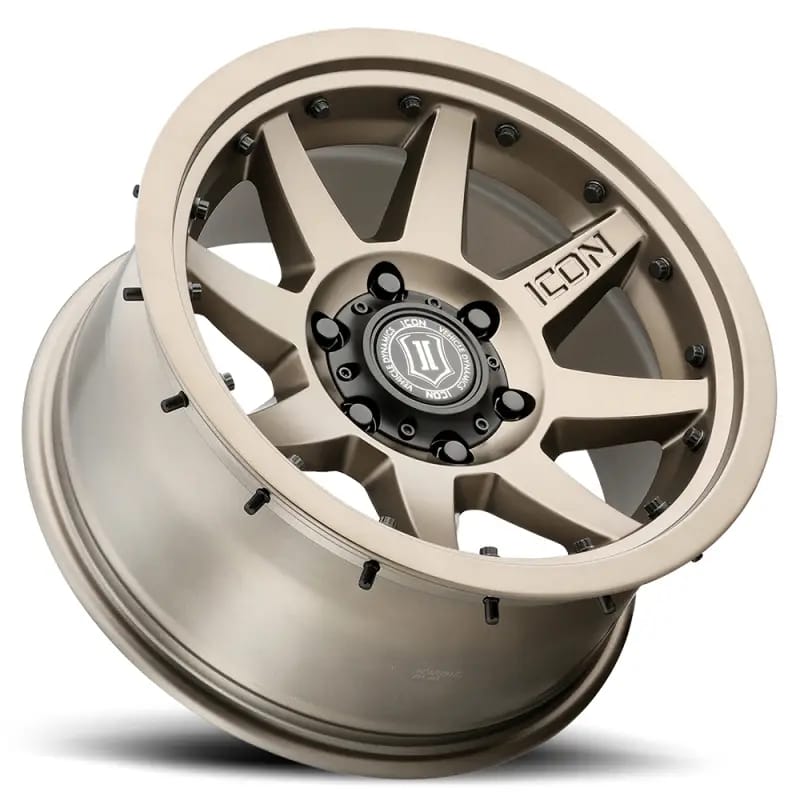 ICON Rebound Pro 17x8.5 6x135 6mm Offset 5in BS 87.1mm Bore Bronze Wheel thumbnail 8