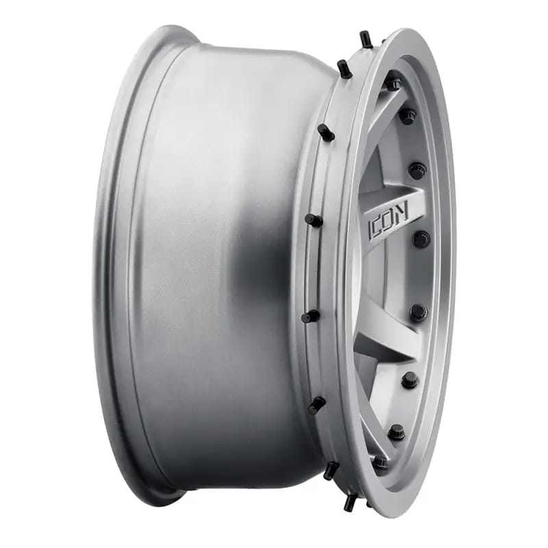 ICON Rebound Pro 17x8.5 6x135 6mm Offset 5in BS 87.1mm Bore Titanium Wheel thumbnail 5