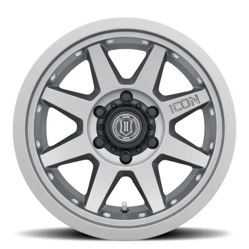 ICON Rebound Pro 17x8.5 6x135 6mm Offset 5in BS 87.1mm Bore Titanium Wheel thumbnail 12