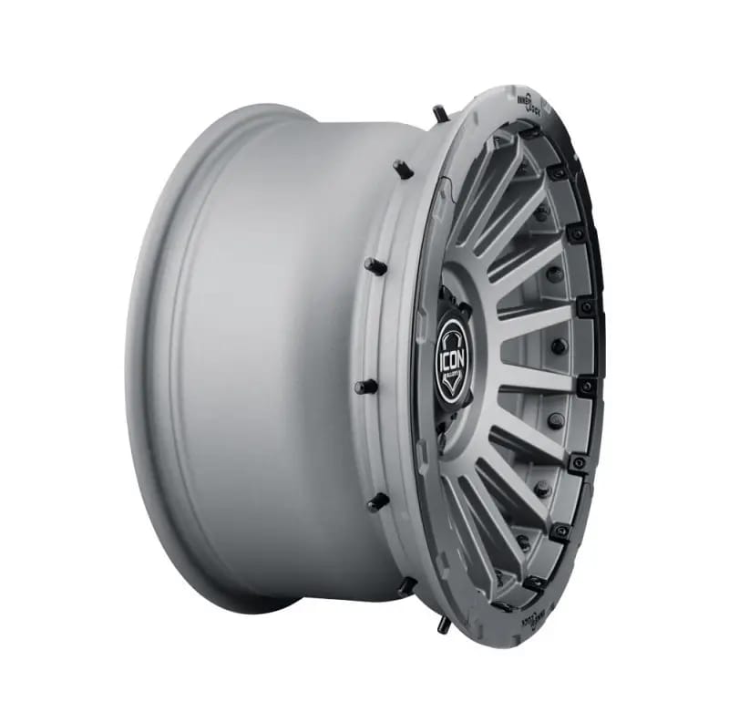 ICON Recon Pro 17x8.5 8 x 6.5 13mm Offset 5.25in BS Charcoal Wheel thumbnail 13