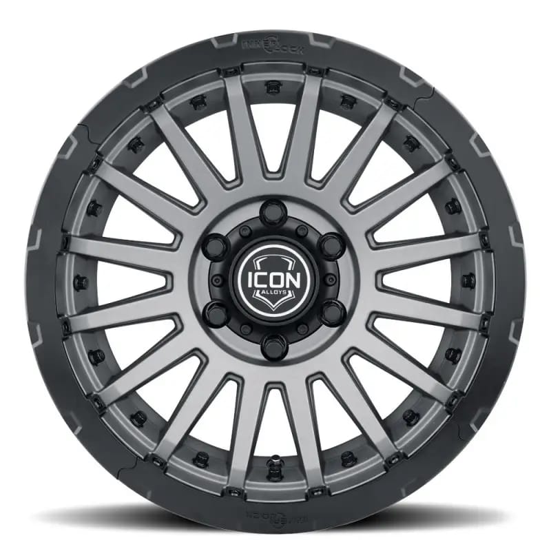 ICON Recon Pro 17x8.5 8 x 6.5 13mm Offset 5.25in BS Charcoal Wheel thumbnail 14