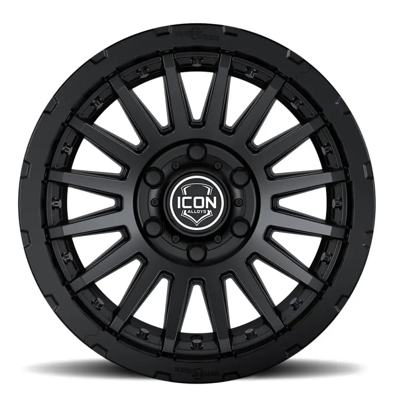 ICON Recon Pro 17x8.5 8 x 6.5 13mm Offset 5.25in BS Satin Black Wheel thumbnail 2