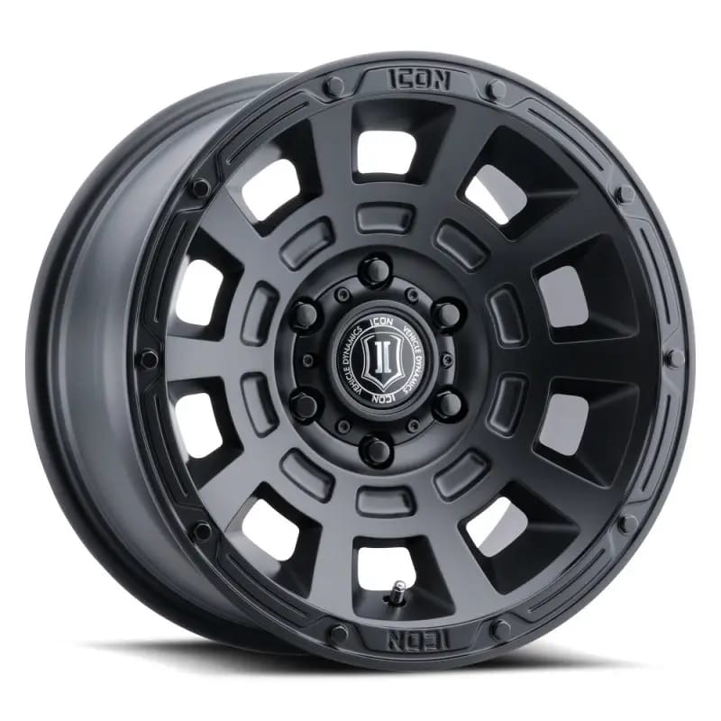 ICON Thrust 17x8.5 6x135 6mm Offset 5in BS Satin Black Wheel