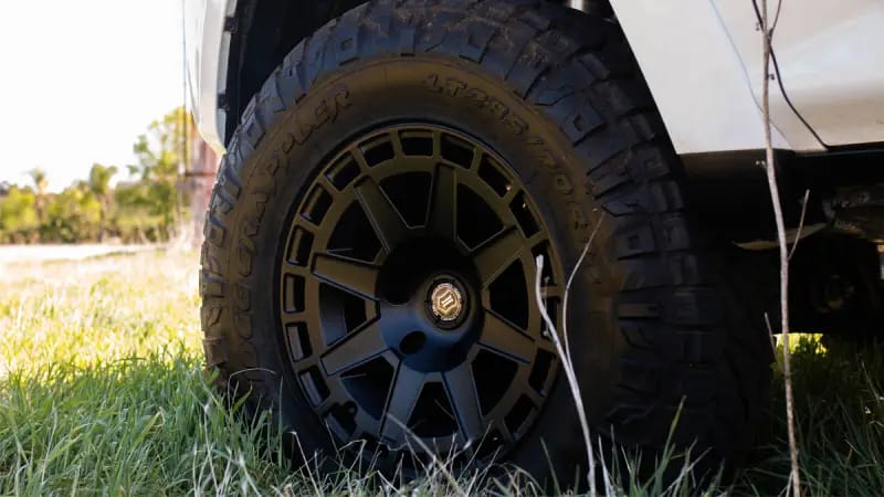 ICON Compass 17x8.5 6x135 6mm Offset 5in BS Satin Black Wheel thumbnail 3