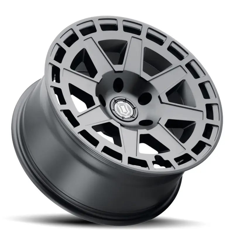 ICON Compass 17x8.5 6x135 6mm Offset 5in BS Satin Black Wheel thumbnail 4